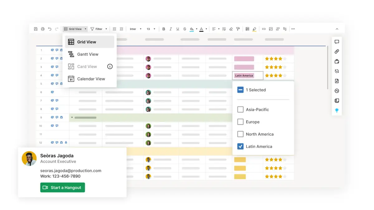 Smartsheet: A spreadsheet-based tool for easy project management