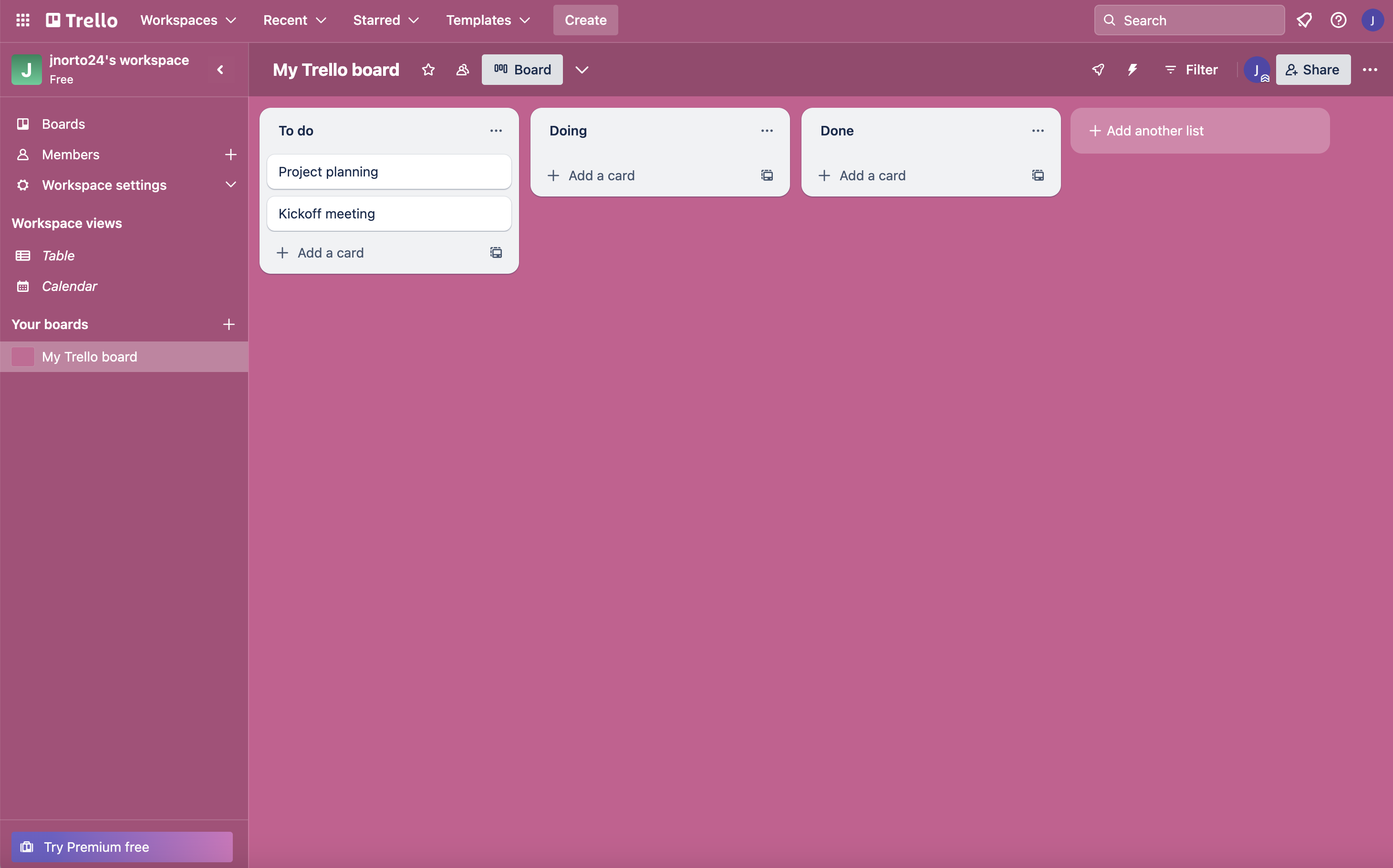 My Trello Board